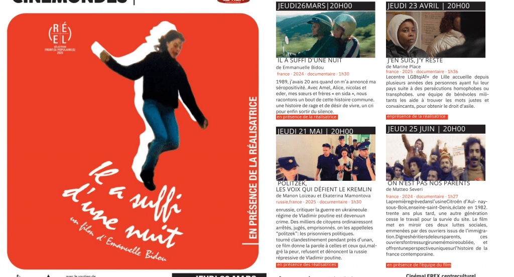 actualité RENDEZ-VOUS CINEMONDES - IL A SUFFI D'UNE NUIT